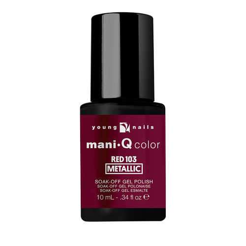Young Nails Gel Polish, ManiQ Color Collection, MC30044, Red 103, 0.34oz OK0904LK