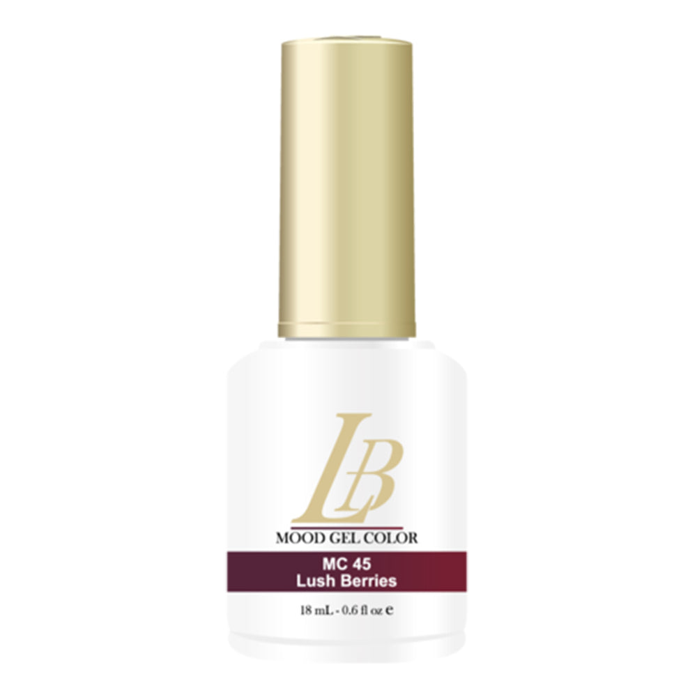 iGel LB Mood Gel Polish, MC45, Lush Berries, 0.6oz KK1003