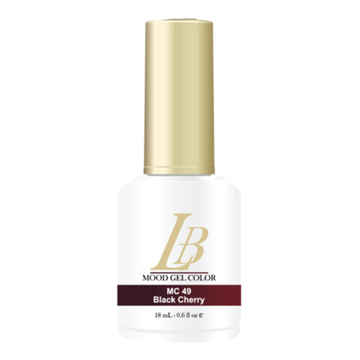 iGel LB Mood Gel Polish, MC49, Black Cherry, 0.6oz KK1003