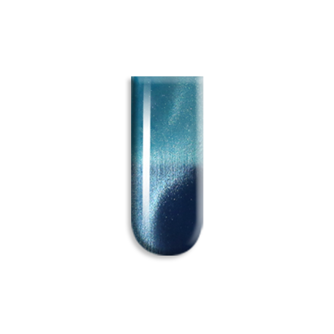 iGel 3D Mood Change Cat Eye Gel Polish, MCE07, Blueberry Twister, 0.5oz KK1003