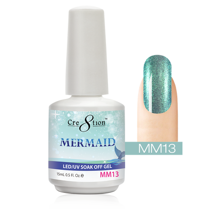 Cre8tion Mermaid Gel Polish, 0916-0595, 0.5oz, MM13 KK1004