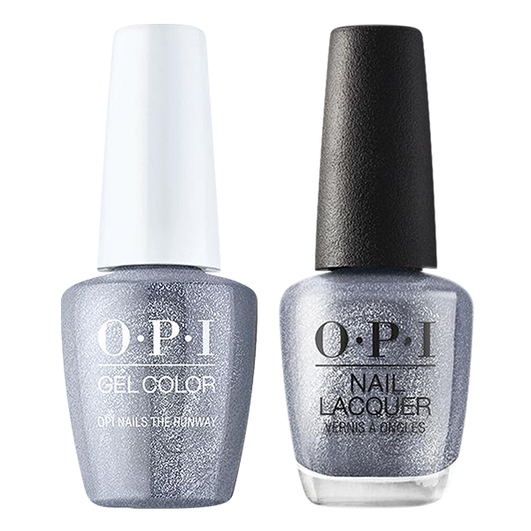 OPI Gelcolor And Nail Lacquer, Muse Of Milan Collection 2020, MI08, OPI Nails The Runway, 0.5oz OK0811VD