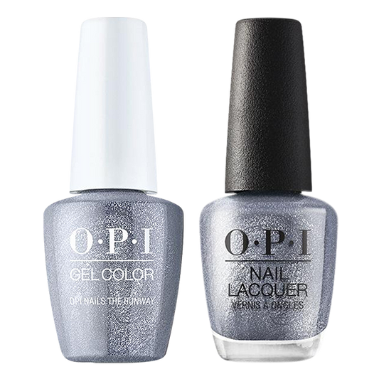 OPI Gelcolor And Nail Lacquer, Muse Of Milan Collection 2020, MI08, OPI Nails The Runway, 0.5oz OK0811VD