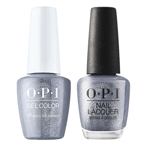 OPI Gelcolor And Nail Lacquer, Muse Of Milan Collection 2020, MI08, OPI Nails The Runway, 0.5oz OK0811VD