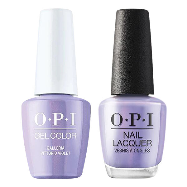OPI Gelcolor And Nail Lacquer, Muse Of Milan Collection 2020, MI09, Galleria Vittorio Violet, 0.5oz OK0811VD