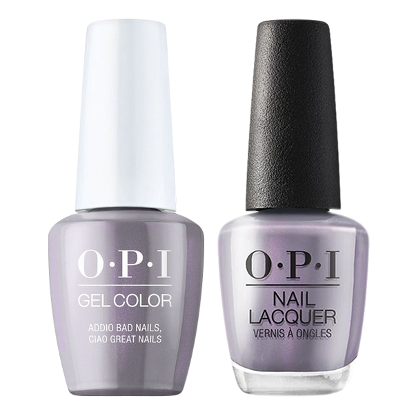 OPI Gelcolor And Nail Lacquer, Muse Of Milan Collection 2020, MI10, Addio Bad Nails, Ciao Great Nails, 0.5oz OK0811VD