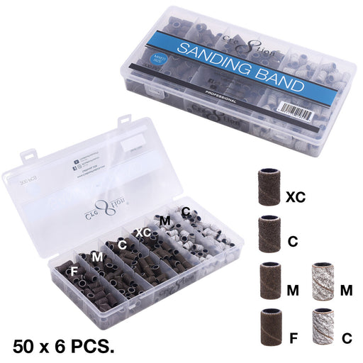 Cre8tion Sanding Bands Mixed Size, 17644 (Packing: 300 pcs/box, 10 boxes/INNER case, 120 boxes/MASTER case)