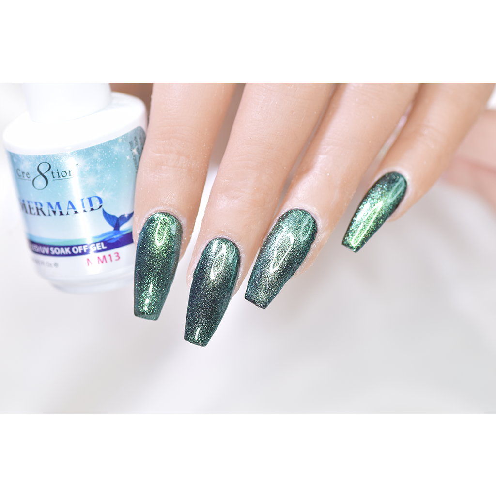 Cre8tion Mermaid Gel Polish, 0916-0595, 0.5oz, MM13 KK1004