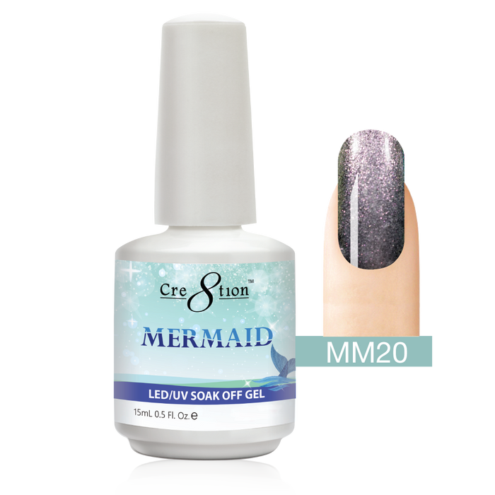 Cre8tion Mermaid Gel Polish, 0.5oz, MM20