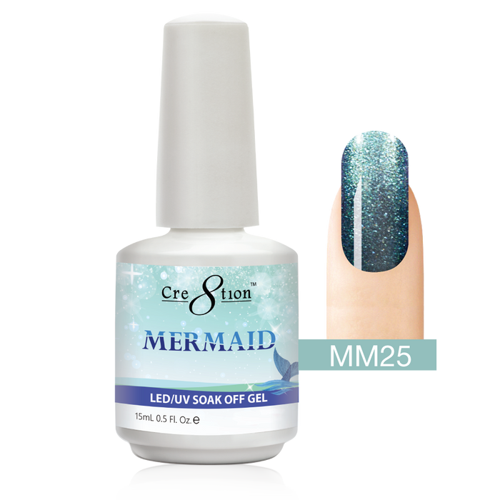 Cre8tion Mermaid Gel Polish, 0.5oz, MM25