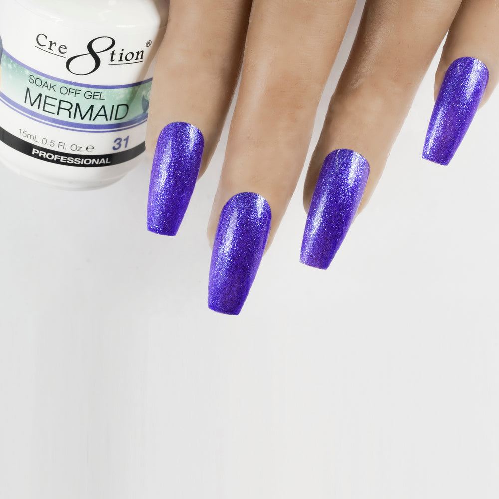 Cre8tion Mermaid Gel Polish, 0.5oz, MM31