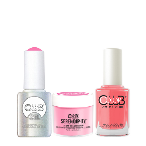 Color Club 3in1 Dipping Powder + Gel Polish + Nail Lacquer , Serendipity, MOD-ern Pink, 1oz, 05XDIPN15-1 KK