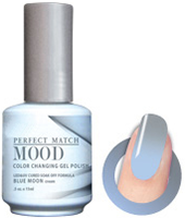 LeChat Mood Perfect Match Color Changing Gel Polish, MPMG12, Blue Moon, 0.5oz KK0823 BB