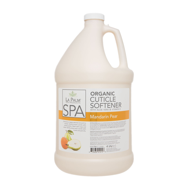 La Palm, Organic Cuticle Softener, Mandarin Pear, 1Gal  KK