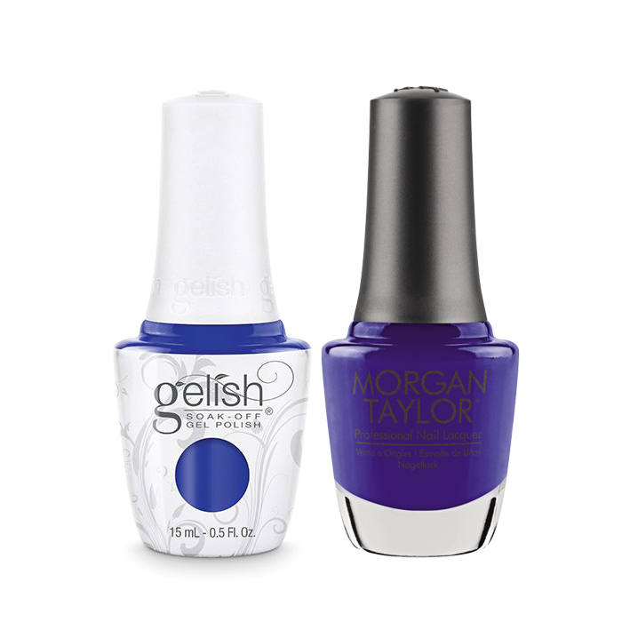 Gelish Gel Polish & Morgan Taylor Nail Lacquer, Making Waves, 0.5oz, 1110124 + 50124 KK0907