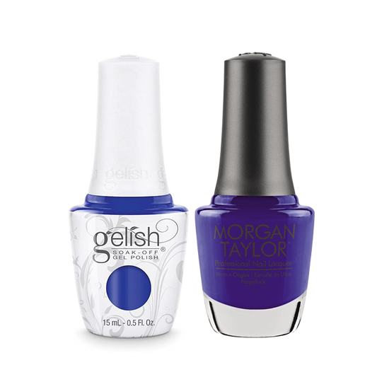 Gelish Gel Polish & Morgan Taylor Nail Lacquer, Making Waves, 0.5oz, 1110124 + 50124 KK0907