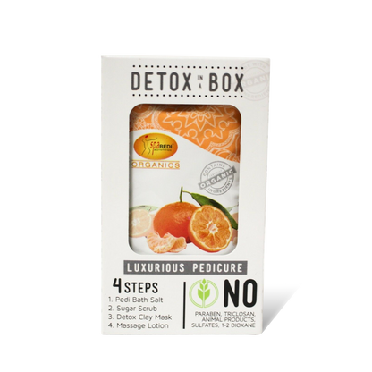 SpaRedi Detox In A Box, Pedicure 4 Steps, Mandarin OK0325MD