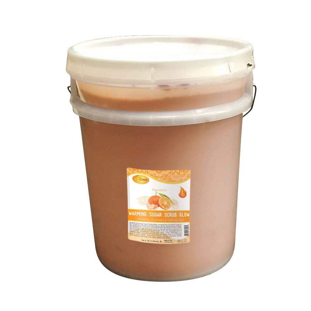 SpaRedi Warming Sugar Scrub Glow, Mandarin, 5Gal, 36094 OK0325MD