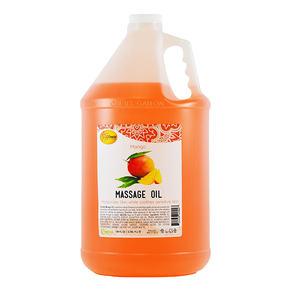 SpaRedi Massage Oil, Mango, 1Gal, 09440 OK0325MD