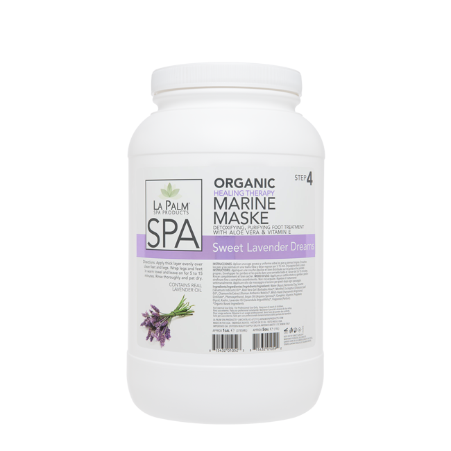La Palm, Organic Healing Therapy Marine Maske, Sweet Lavender Dreams, 1Gal  KK