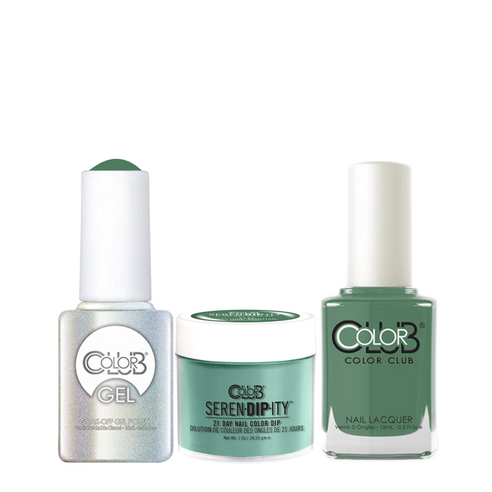 Color Club 3in1 Dipping Powder + Gel Polish + Nail Lacquer , Serendipity, Martian, Martian, Martian!, 1oz, 05XDIP1121-1 KK