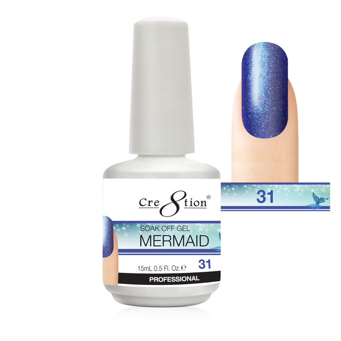 Cre8tion Mermaid Gel Polish, 0.5oz, MM31