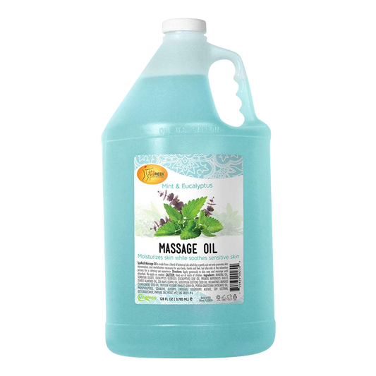 SpaRedi Massage Oil, Mint & Eucalyptus, 1Gal, 09230 OK0325MD