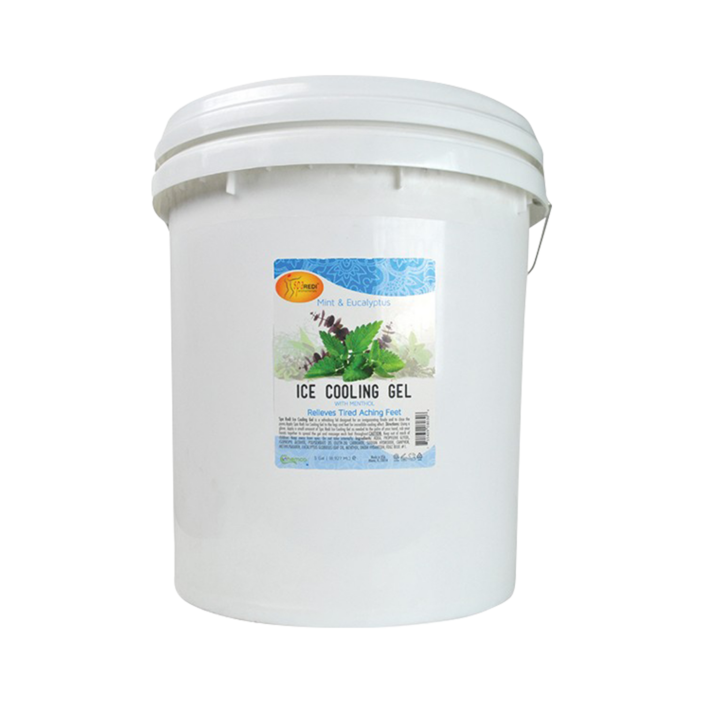 SpaRedi Ice Cooling Gel, Mint & Eucalyptus, 5Gal OK0410VD