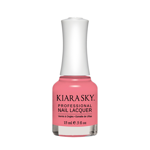 Kiara Sky Nail Lacquer, N407, Pink Slipper, 0.5oz MH1004