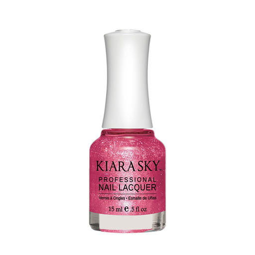 Kiara Sky Nail Lacquer, N422, Pink Lipstick, 0.5oz MH1004