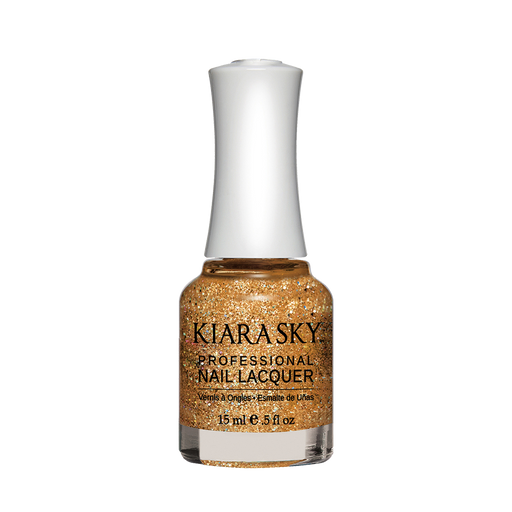 Kiara Sky Nail Lacquer, N433, Strike Gold, 0.5oz MH1004