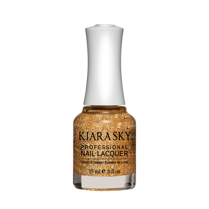 Kiara Sky Nail Lacquer, N433, Strike Gold, 0.5oz MH1004