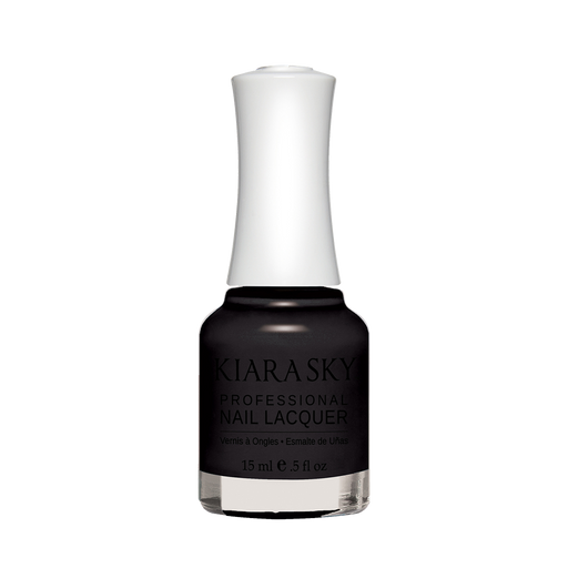 Kiara Sky Nail Lacquer, N435, Black To Black, 0.5oz MH1004