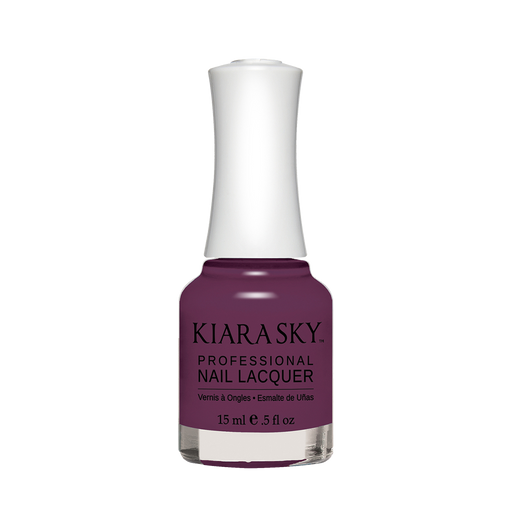 Kiara Sky Nail Lacquer, N445, Grape You Attention, 0.5oz MH1004