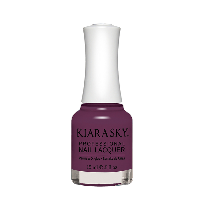 Kiara Sky Nail Lacquer, N445, Grape You Attention, 0.5oz MH1004