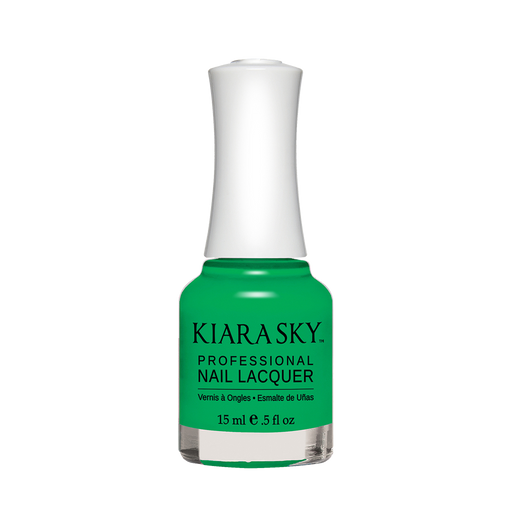 Kiara Sky Nail Lacquer, N448, Green With Eny, 0.5oz MH1004