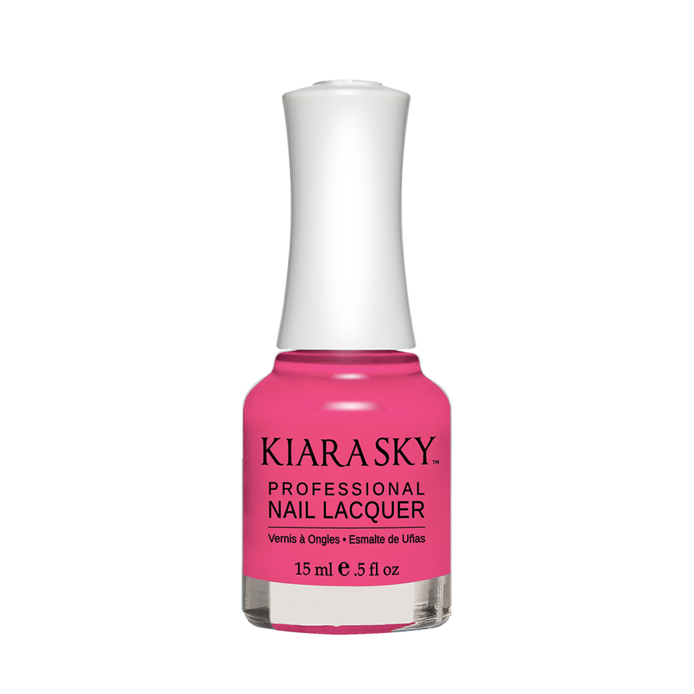 Kiara Sky Nail Lacquer, N451, Pink Up The Face, 0.5oz MH1004
