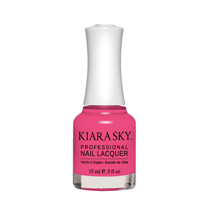 Kiara Sky Nail Lacquer, N451, Pink Up The Face, 0.5oz MH1004