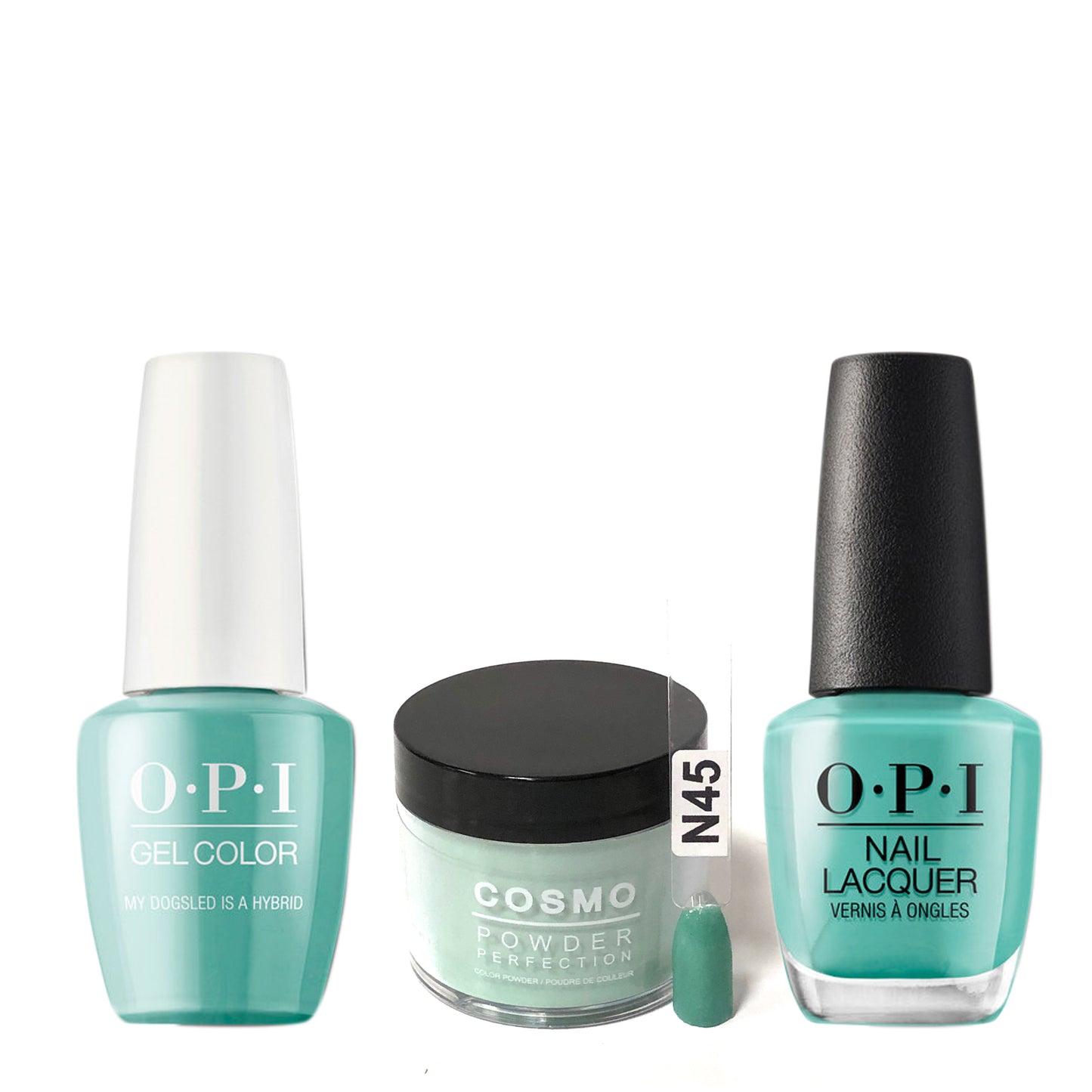 Cosmo 3in1 Dipping Powder + Gel Polish + Nail Lacquer (Matching OPI), 2oz, CN45