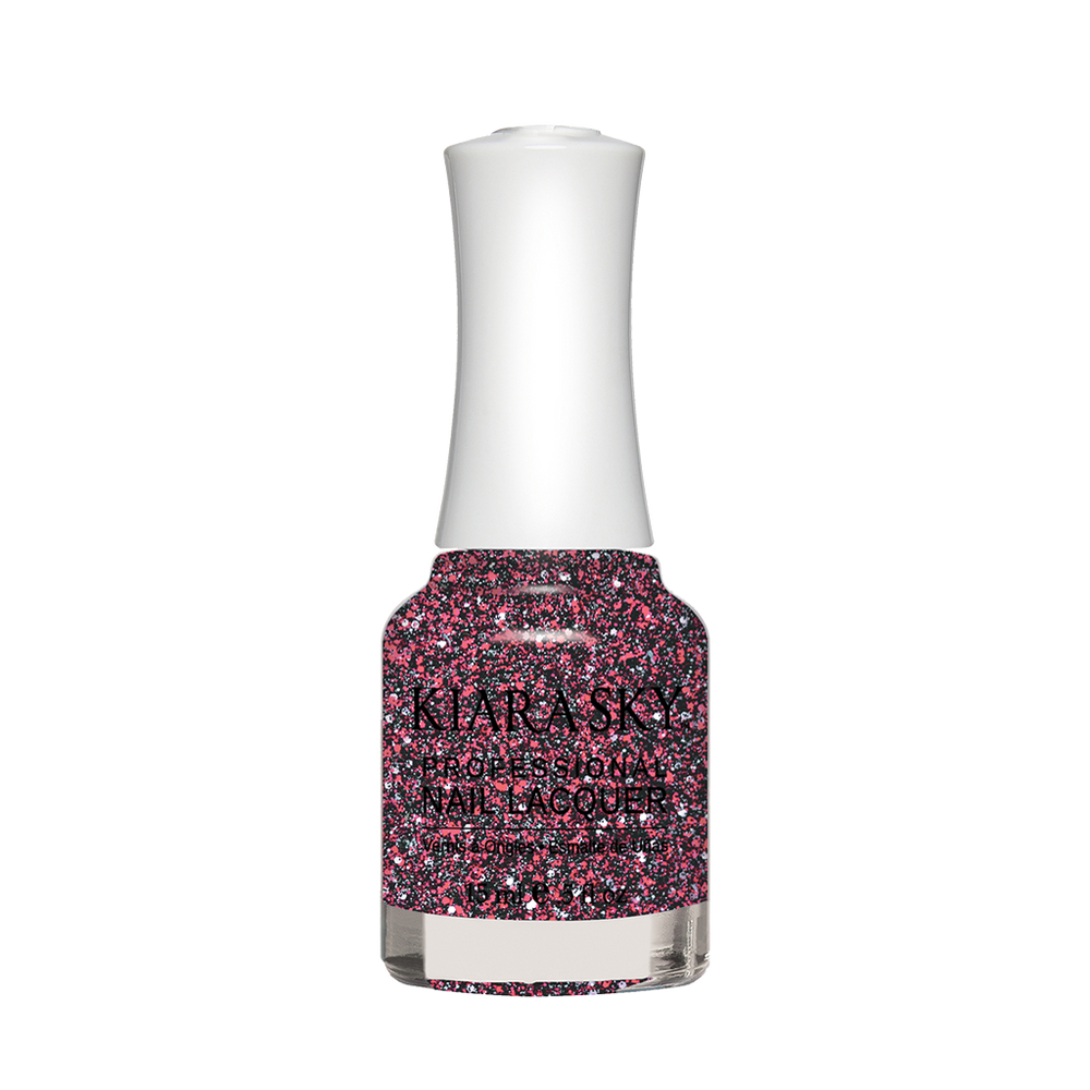 Kiara Sky Nail Lacquer, N464, Cherry Dust, 0.5oz MH1004