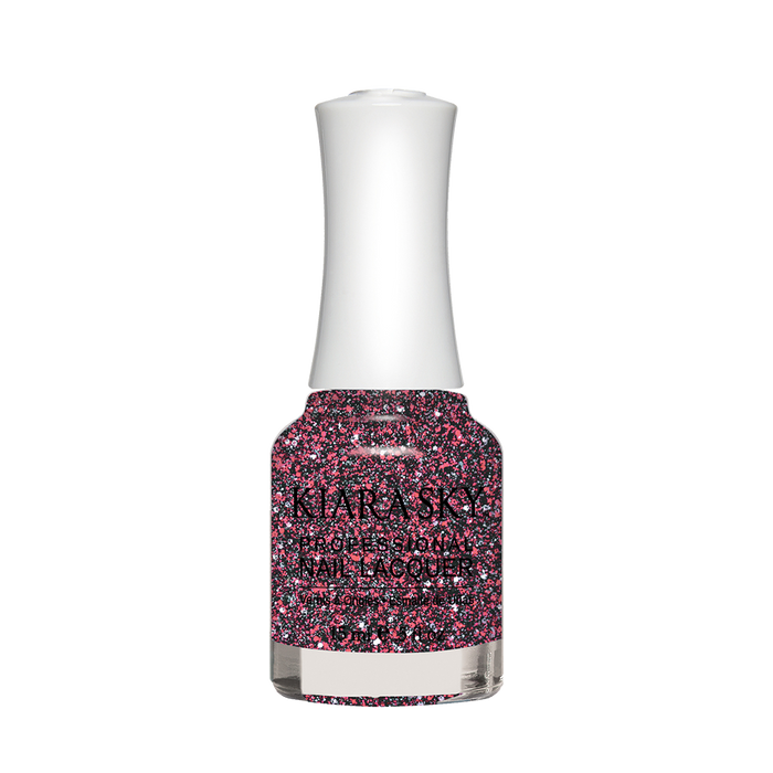 Kiara Sky Nail Lacquer, N464, Cherry Dust, 0.5oz MH1004