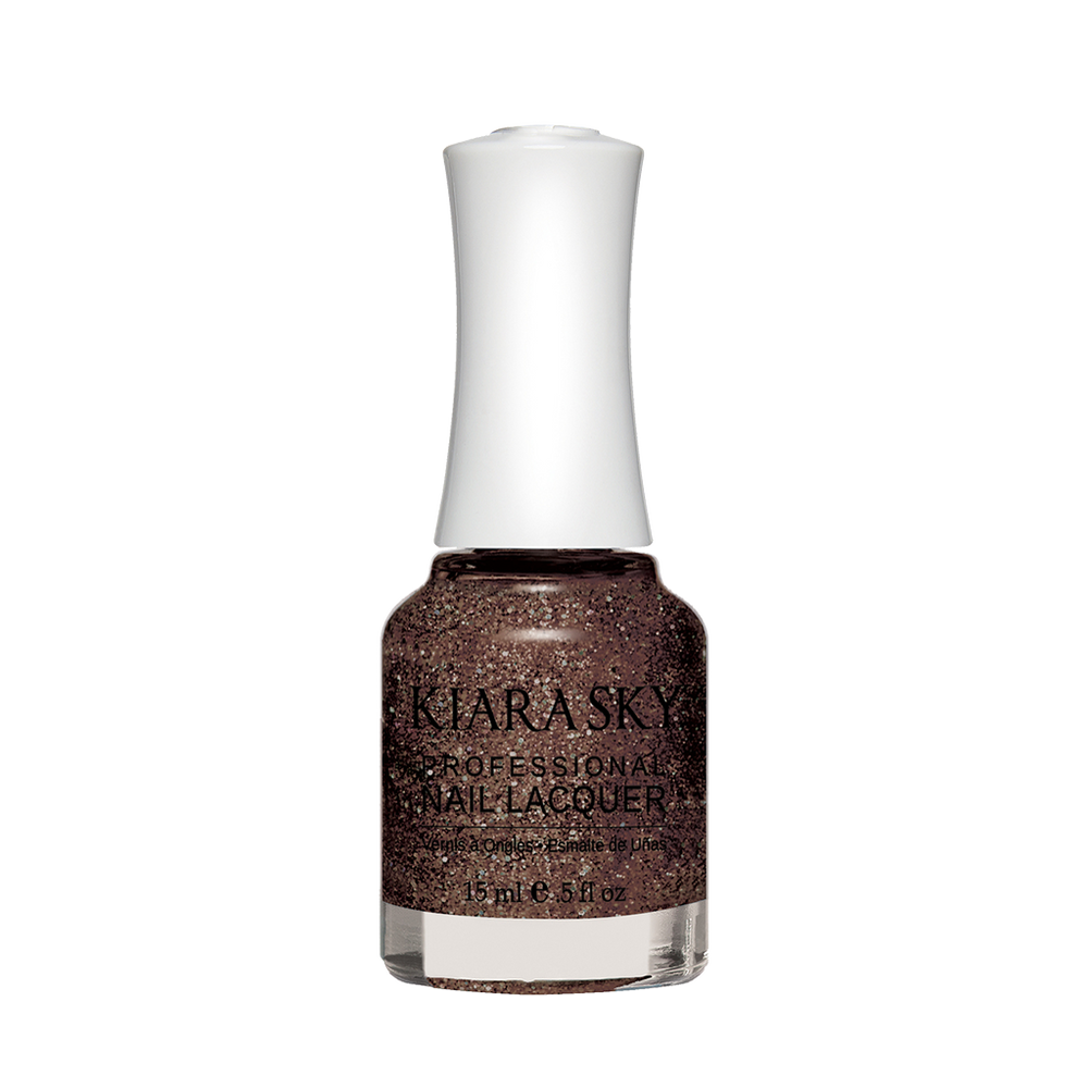 Kiara Sky Nail Lacquer, N467, Chocolate Glaze, 0.5oz MH1004