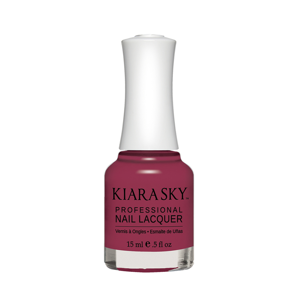Kiara Sky Nail Lacquer, N485, Plum It Up, 0.5oz MH1004