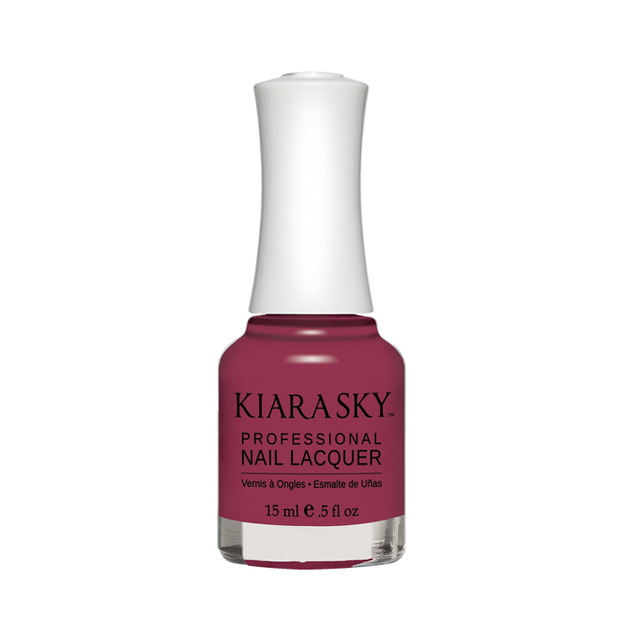 Kiara Sky Nail Lacquer, N485, Plum It Up, 0.5oz MH1004