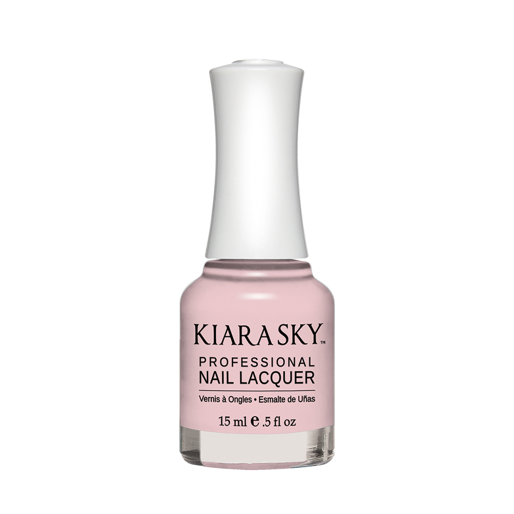 Kiara Sky Nail Lacquer, N491, Pink Powderpuff, 0.5oz MH1004