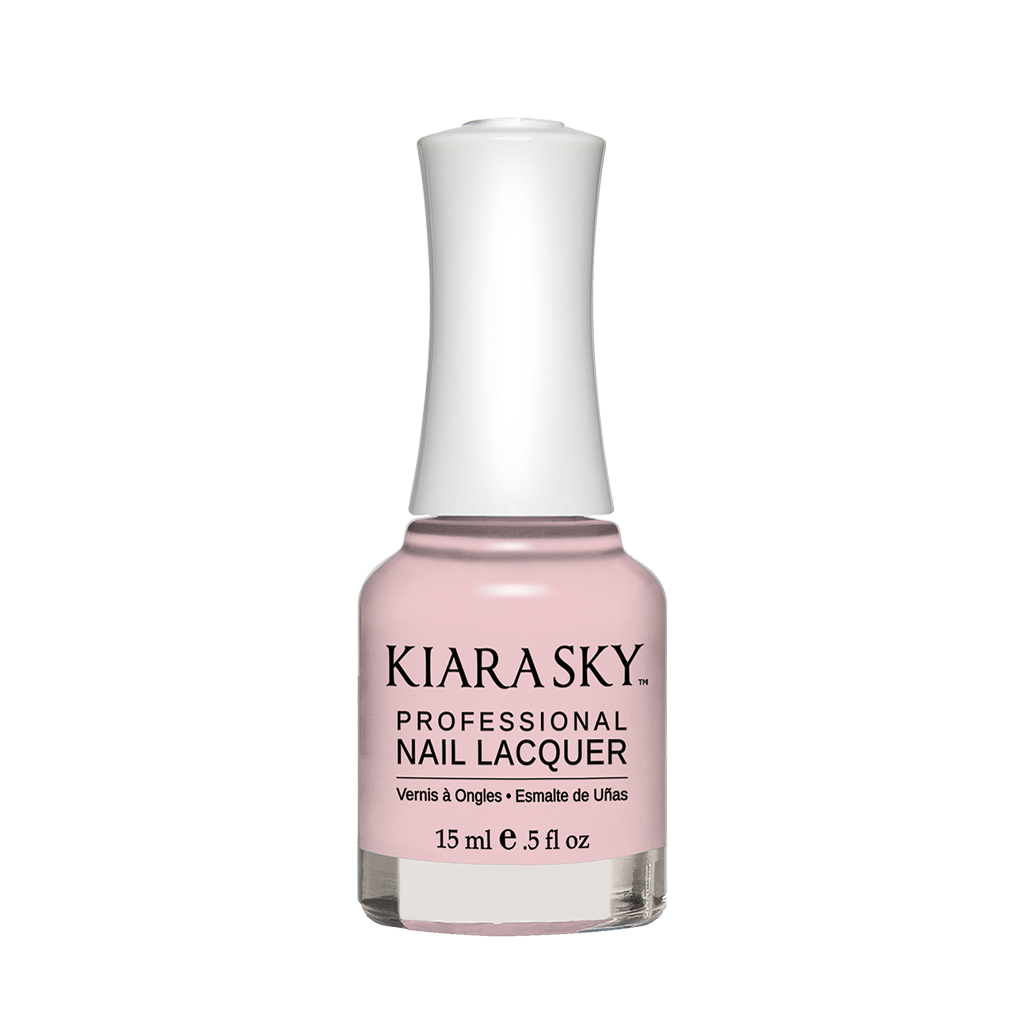 Kiara Sky Nail Lacquer, N491, Pink Powderpuff, 0.5oz MH1004