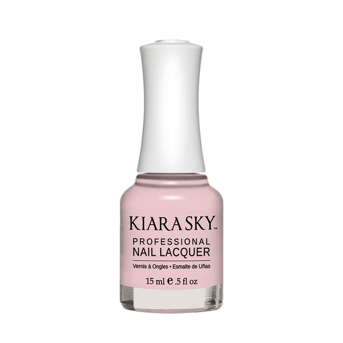 Kiara Sky Nail Lacquer, N491, Pink Powderpuff, 0.5oz MH1004