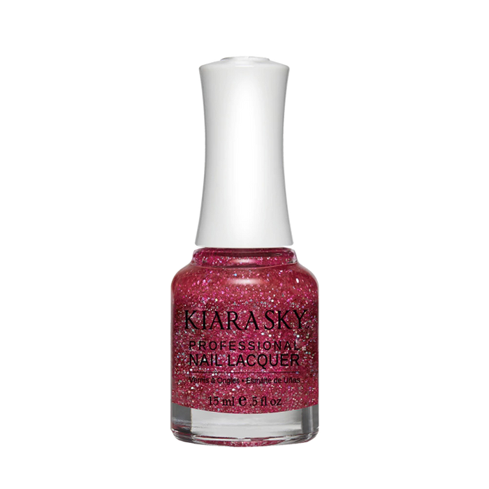 Kiara Sky Nail Lacquer, N522, Strawberry Daiquiri, 0.5oz MH1004