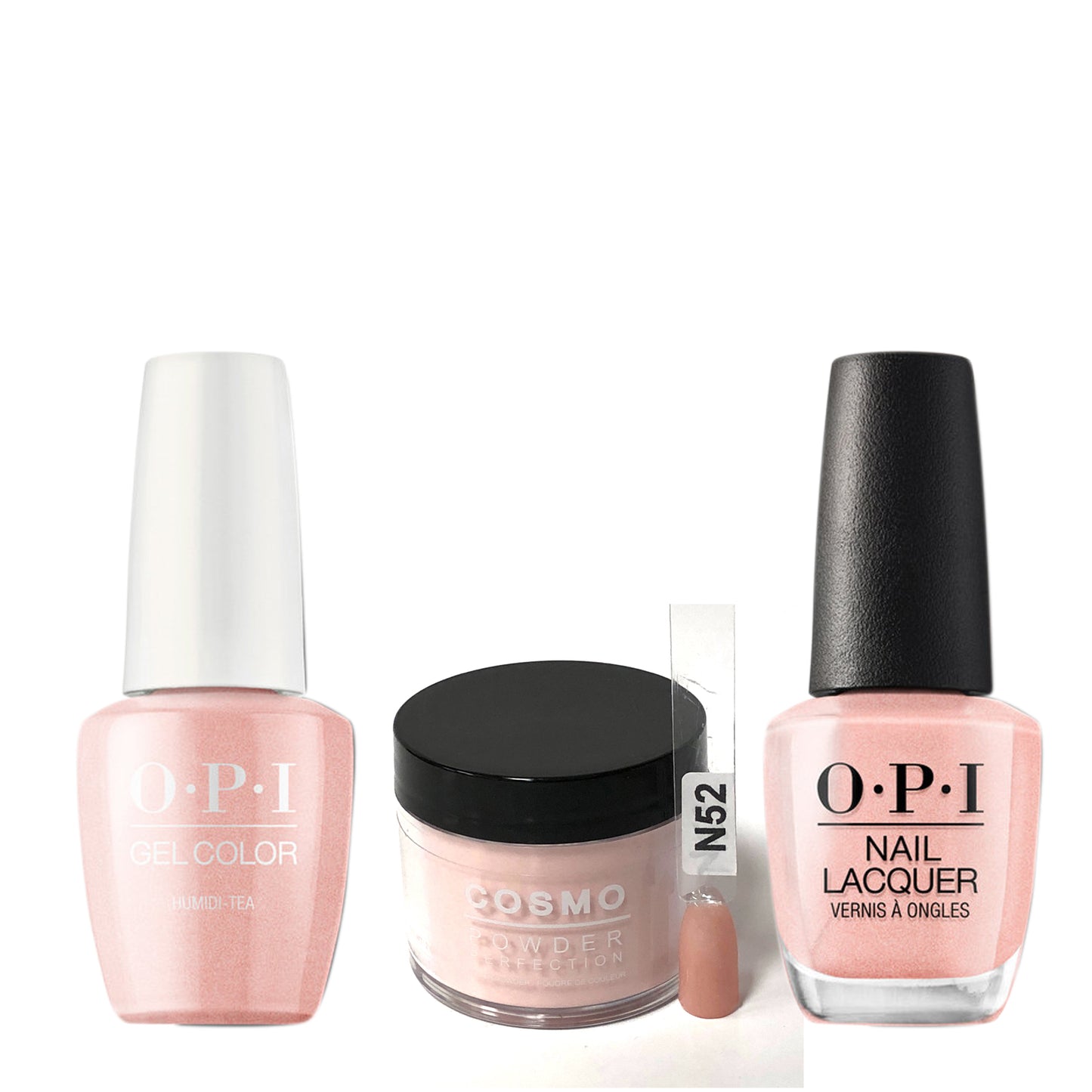 Cosmo 3in1 Dipping Powder + Gel Polish + Nail Lacquer (Matching OPI), 2oz, CN52