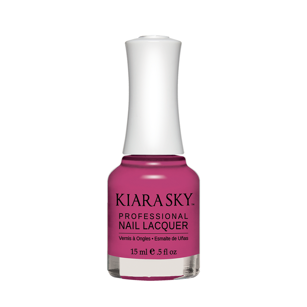 Kiara Sky Nail Lacquer, N540, Razzberry Fizz, 0.5oz MH1004